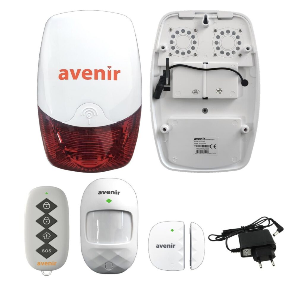 AVENİR AV-02WF Wİ-Fİ Akıllı Siren Alarm Seti