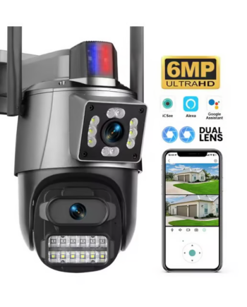 CMR 50 Çift Kameralı 8MP IP66 Su Geçirmez Dış Mekan Uyumlu Alarmlı